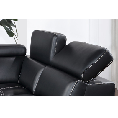 U-förmige Schlafsofa mit ausziehbarem Bett und Lagerraum