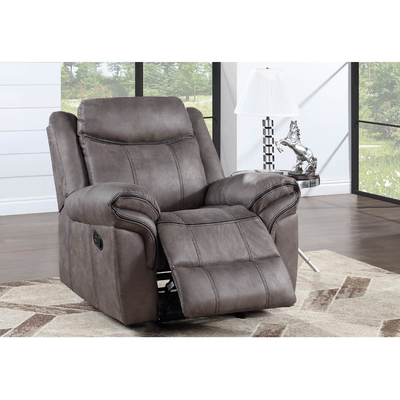 Liegestell-Sofa-Set mit Dropdown-Tisch und Schublade und Lagerraum, hellgrau Stoff-ähnliches Vinyl