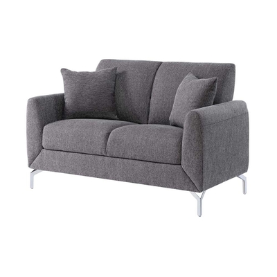 3 Stücker Sofaset mit Kissen, Graulich
