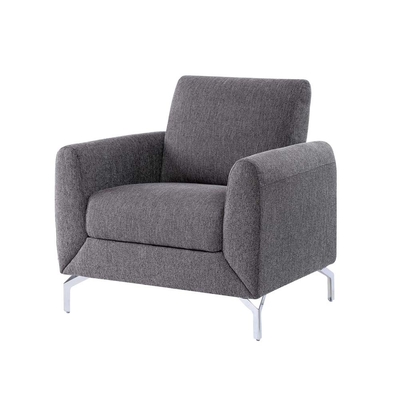 3 Stücker Sofaset mit Kissen, Graulich