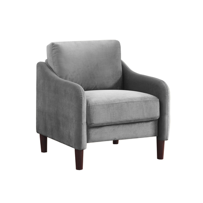 3 Stücker Sofaset, aus grauem Stoff